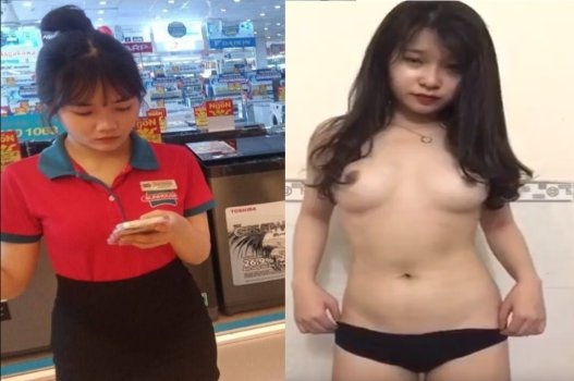 VIET69:Kim Ngân nhân viên siêu thị lộ clip sex cực đã